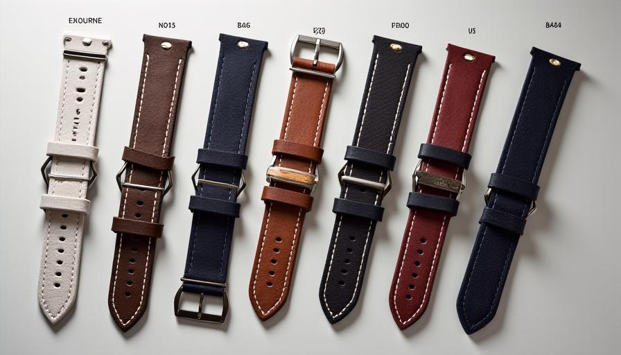 Variedad de correas premium para relojes